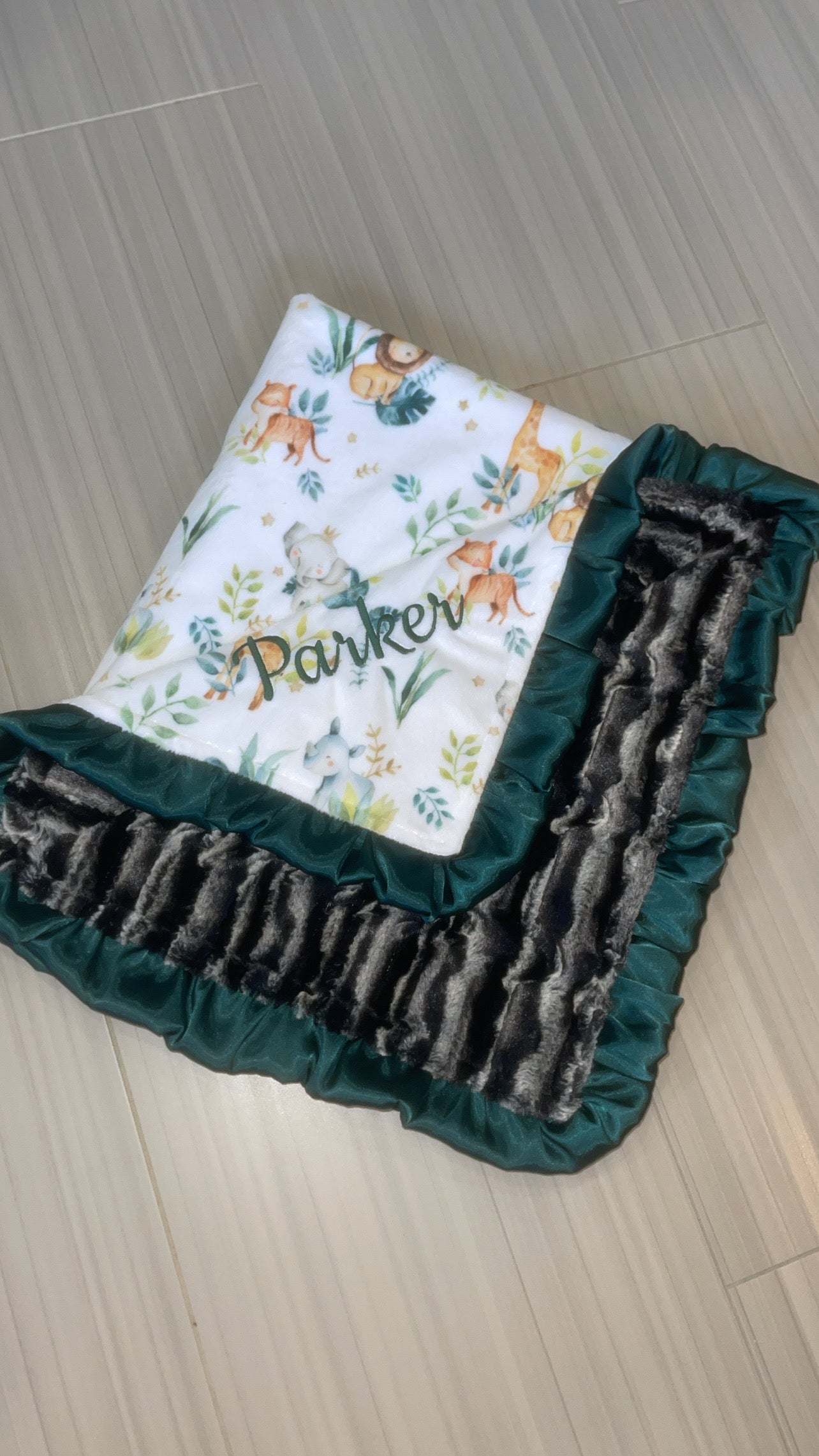 Silky Satin Solid Hunter Green