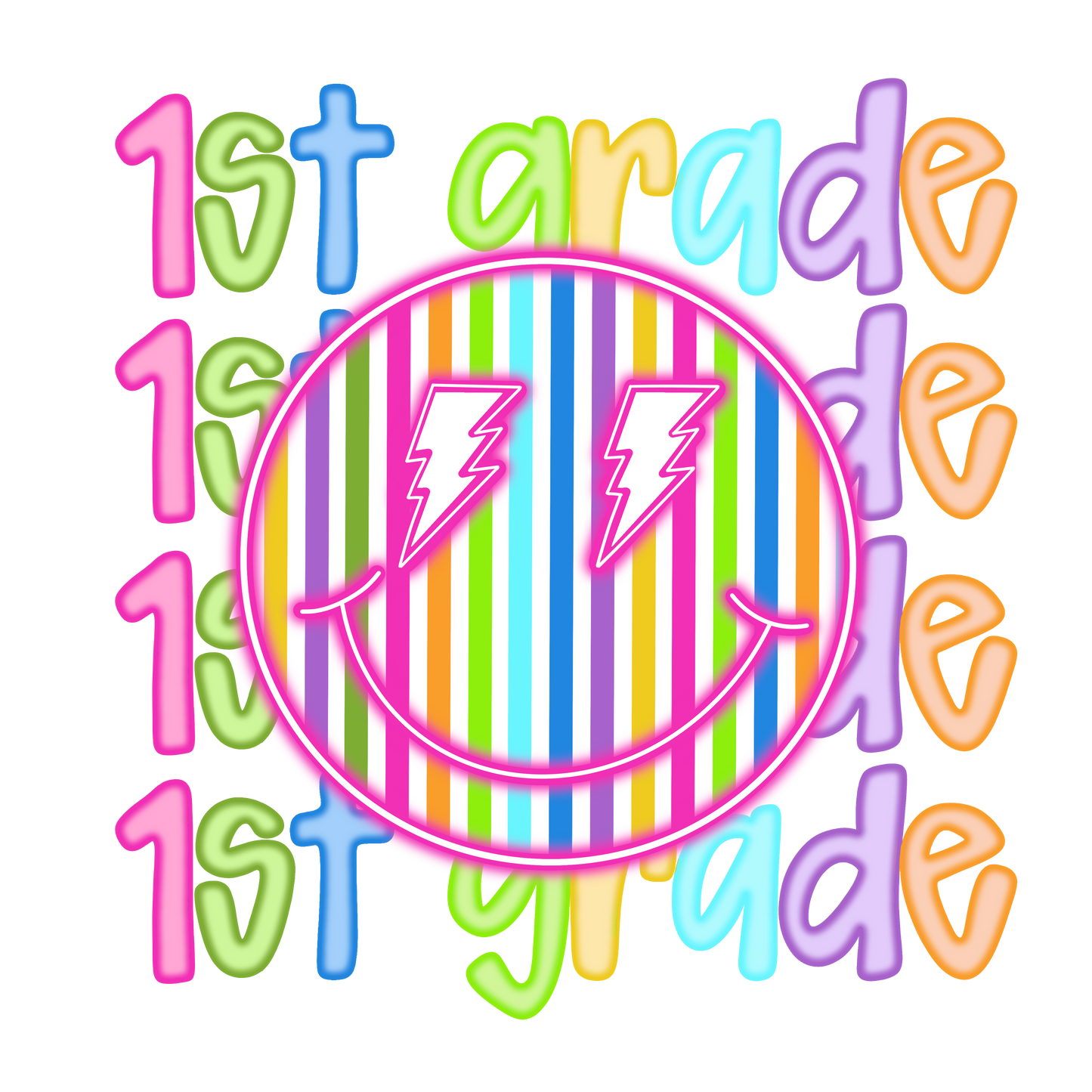 Neon Back To School