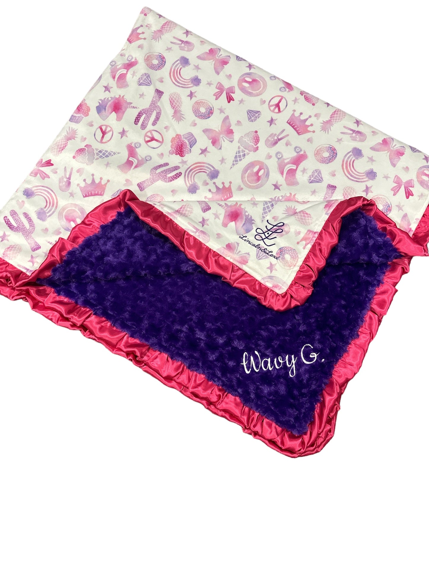 Girls Rule Digital Cuddle® Hot Pink
