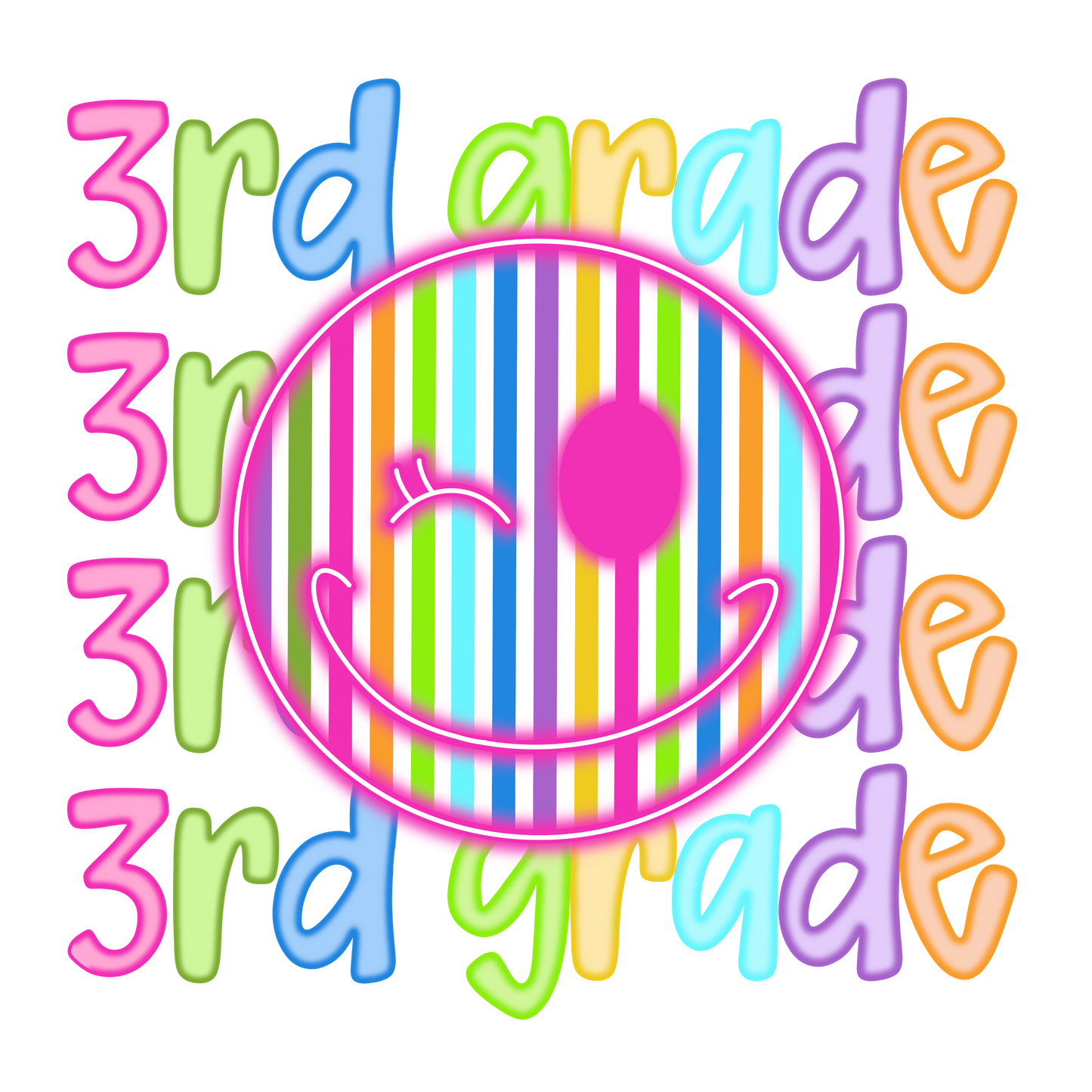 Neon Back To School