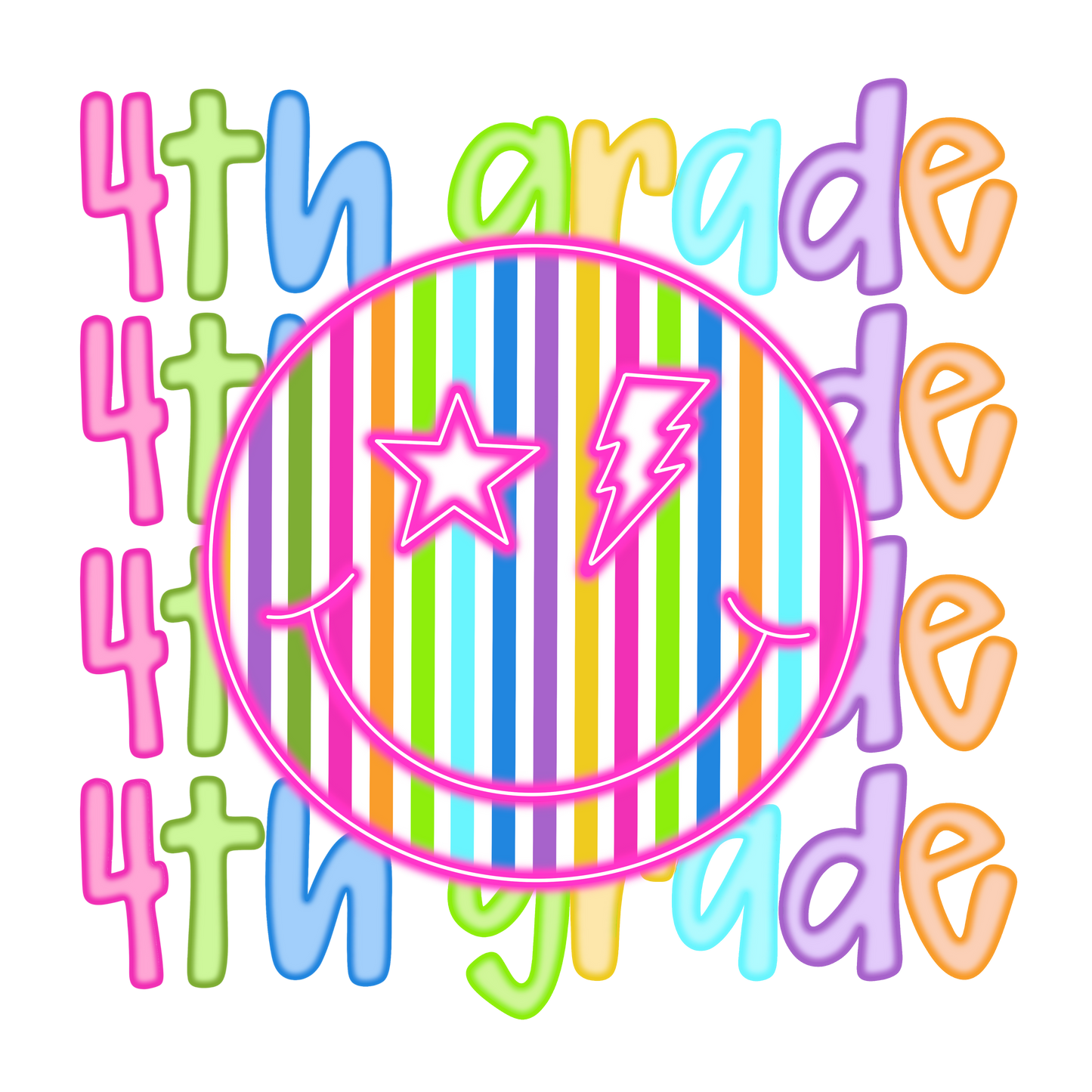 Neon Back To School