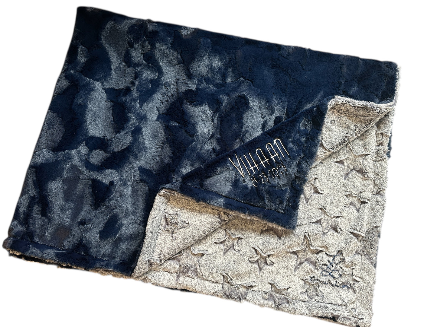 Luxe Cuddle® Hide Navy