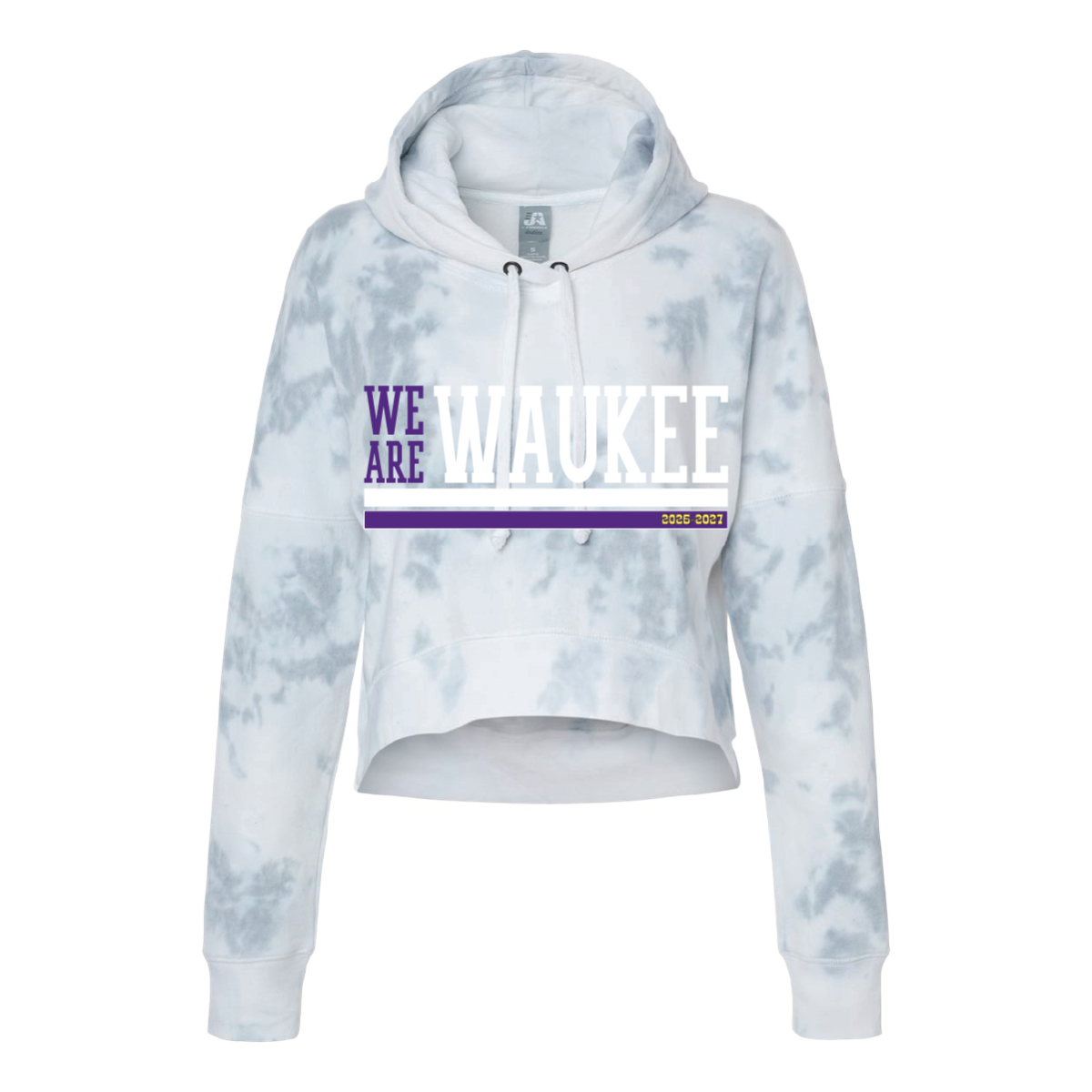 J. America Women's Crop Hooded Sweatshirt