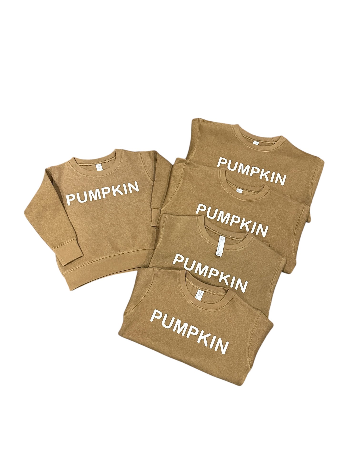 PUMPKIN Crewneck Sweatshirt - Coyote Brown