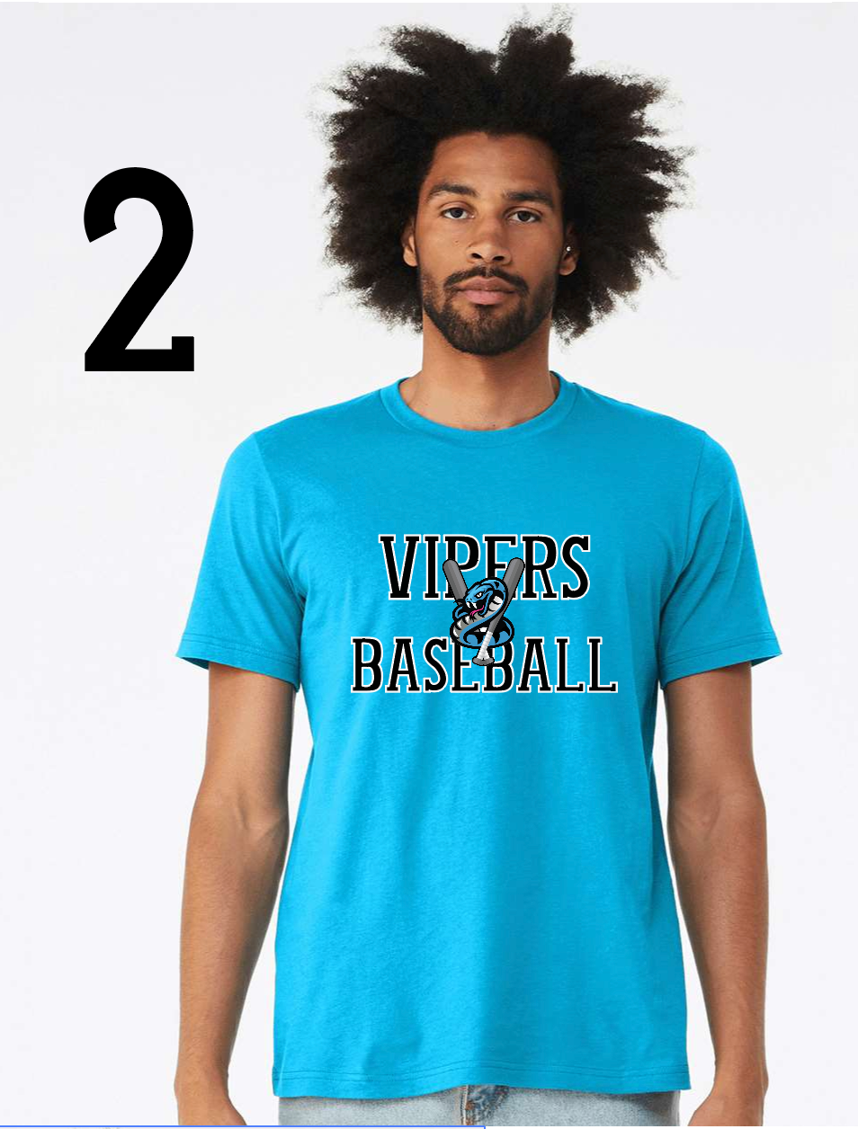 BELLA + CANVAS - CVC Jersey Tee - Neon Blue