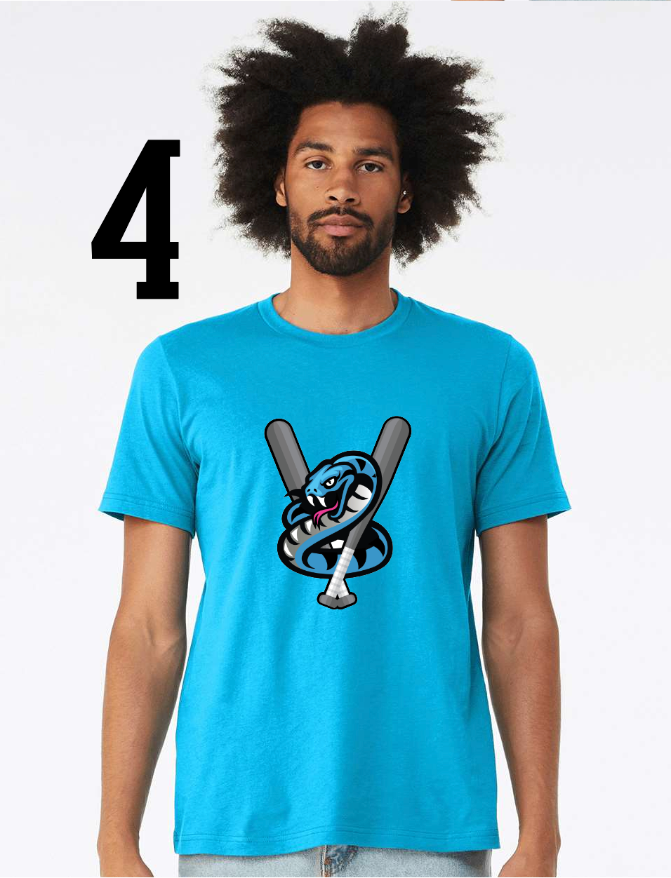 BELLA + CANVAS - CVC Jersey Tee - Neon Blue