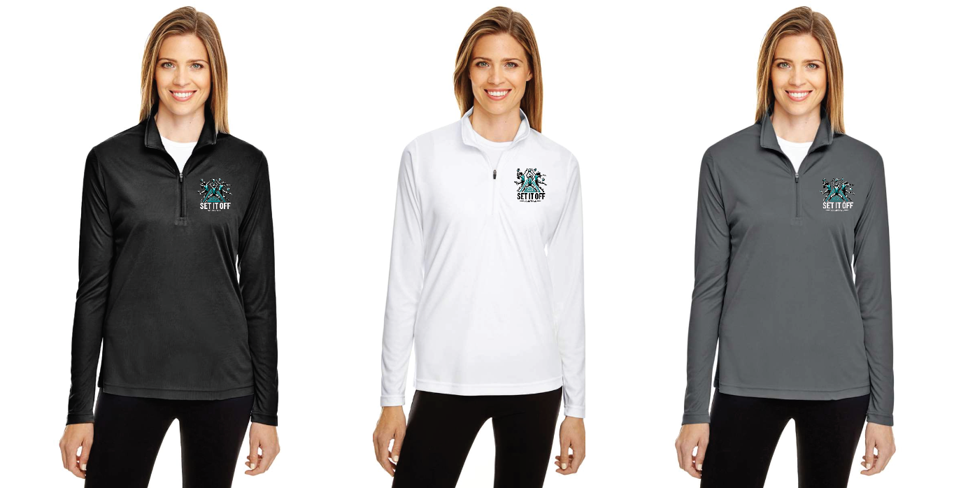 Team 365 - Zone Performance Quarter-Zip Pullover- Set It Off Logo