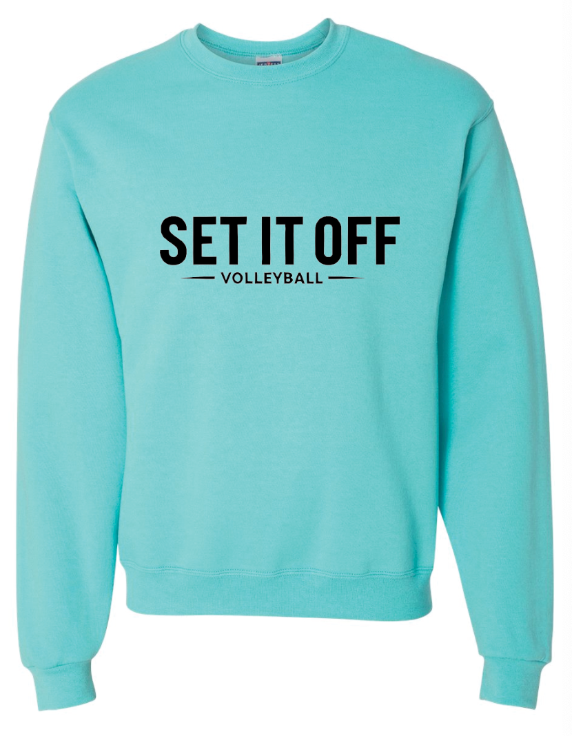 JERZEES Unisex NuBlend® Crewneck Sweatshirt- Set It Off Full