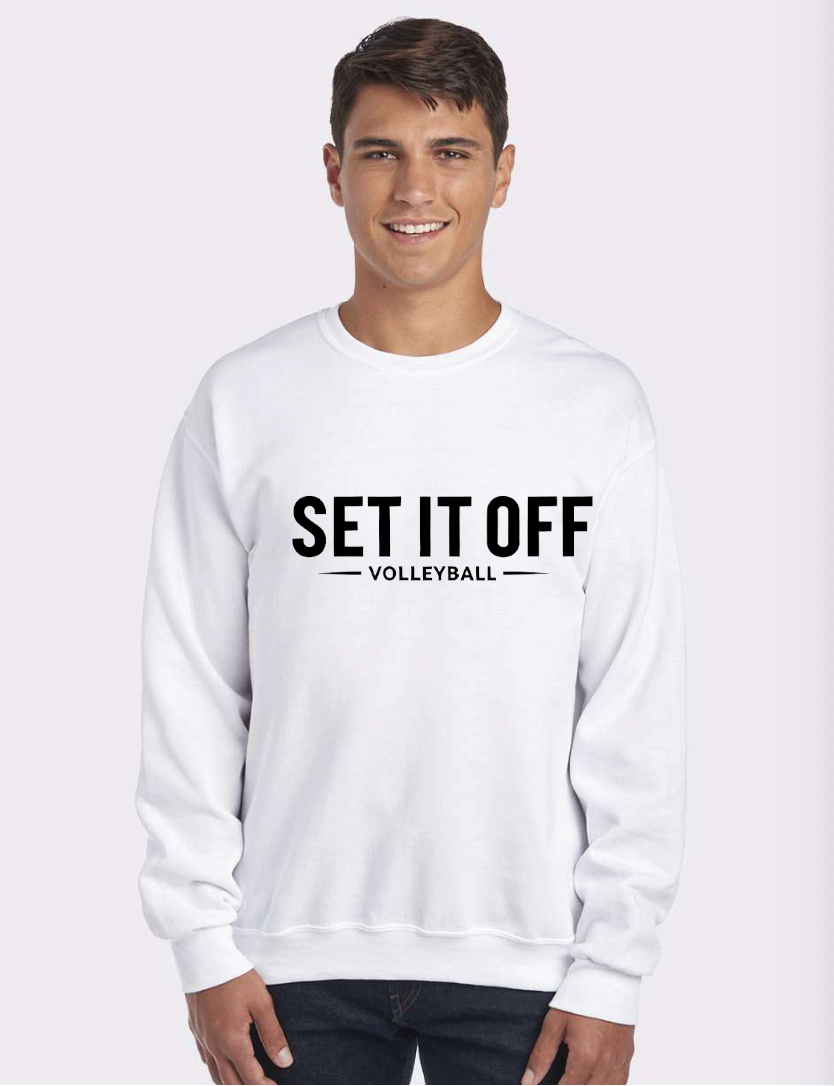 JERZEES Unisex NuBlend® Crewneck Sweatshirt- Set It Off Full