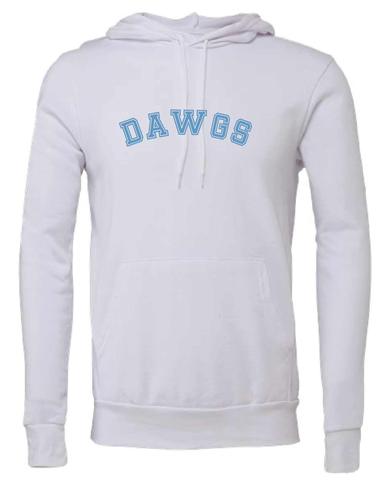 Bella Canvas Unisex Sponge Fleece Hoodie Sweatshirt- DAWGS