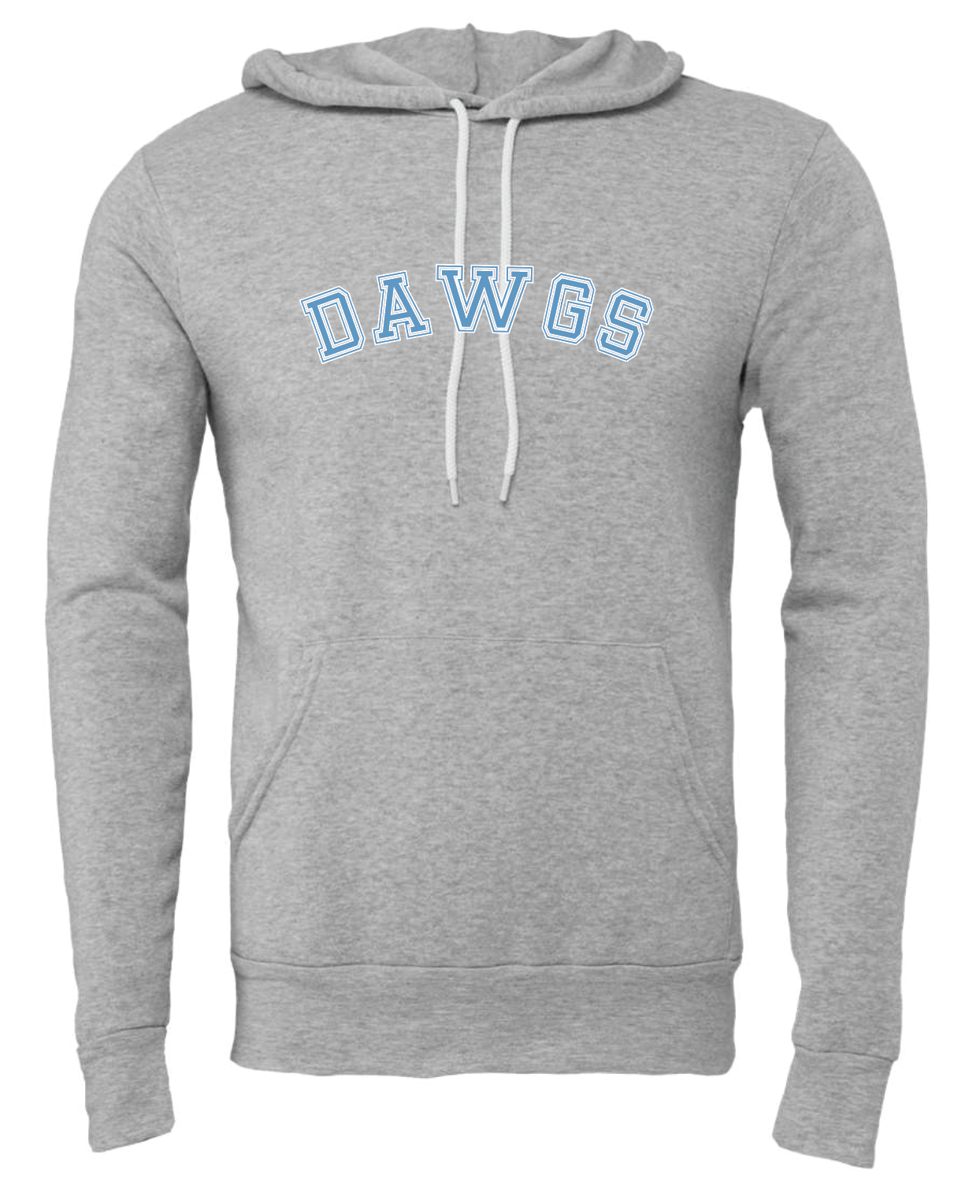 Bella Canvas Unisex Sponge Fleece Hoodie Sweatshirt- DAWGS