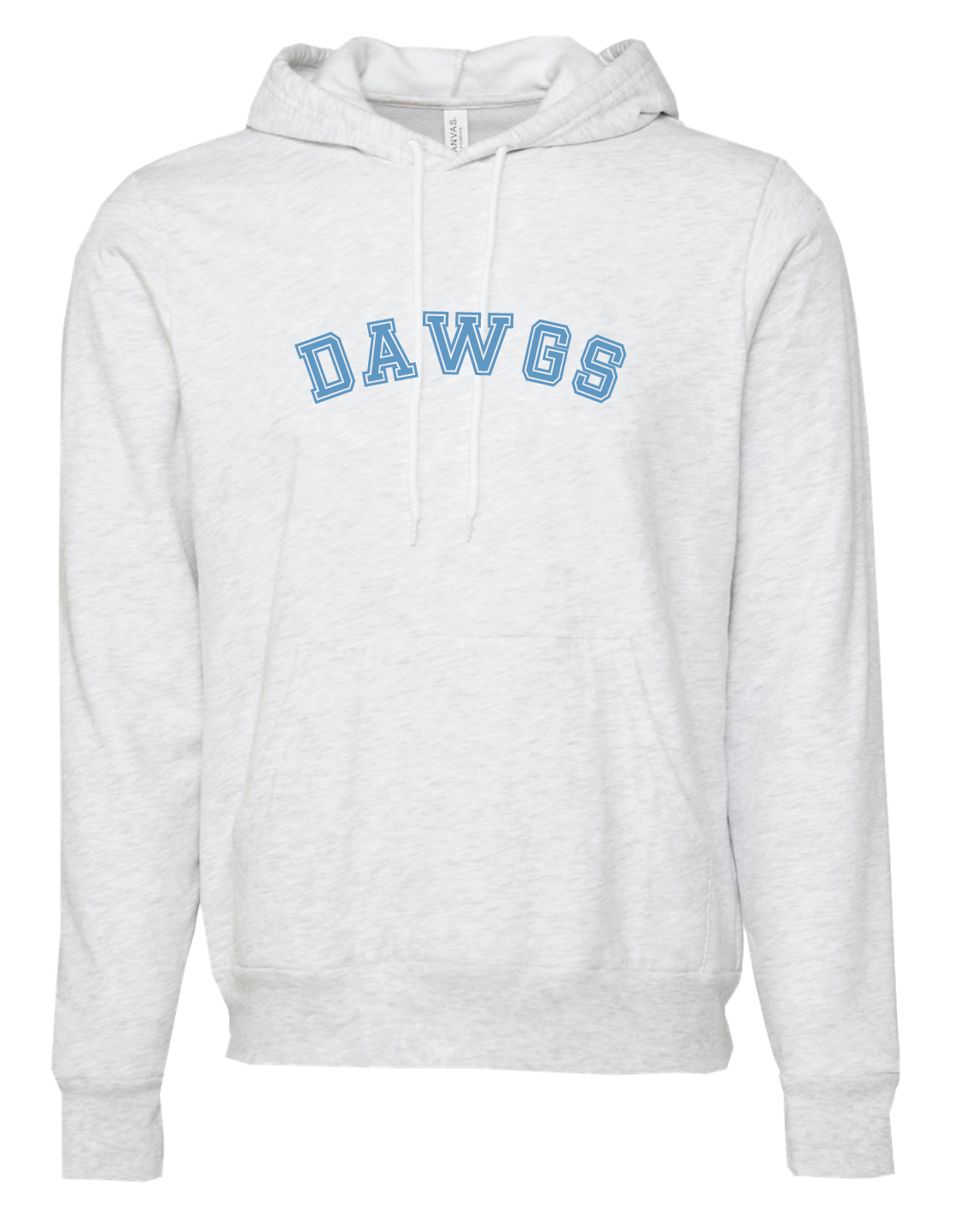 Bella Canvas Unisex Sponge Fleece Hoodie Sweatshirt- DAWGS