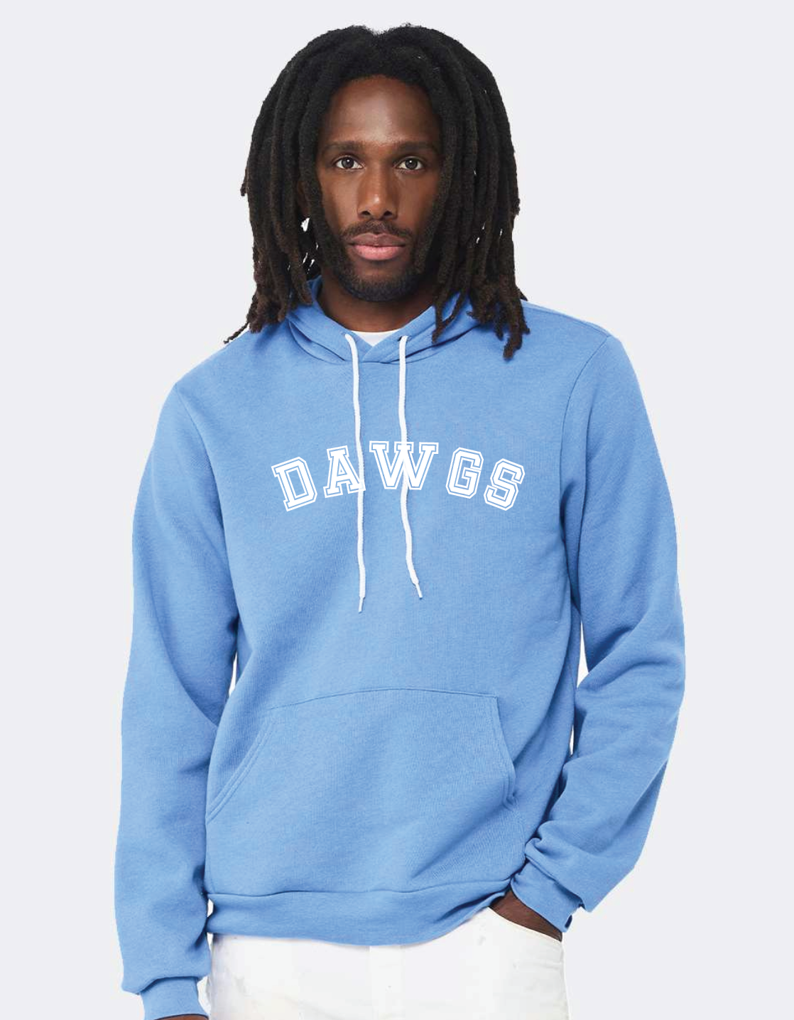 Bella Canvas Unisex Sponge Fleece Hoodie Sweatshirt- DAWGS