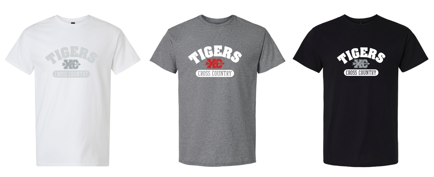 Bella Canvas Triblend Tee- TIGERS Arch