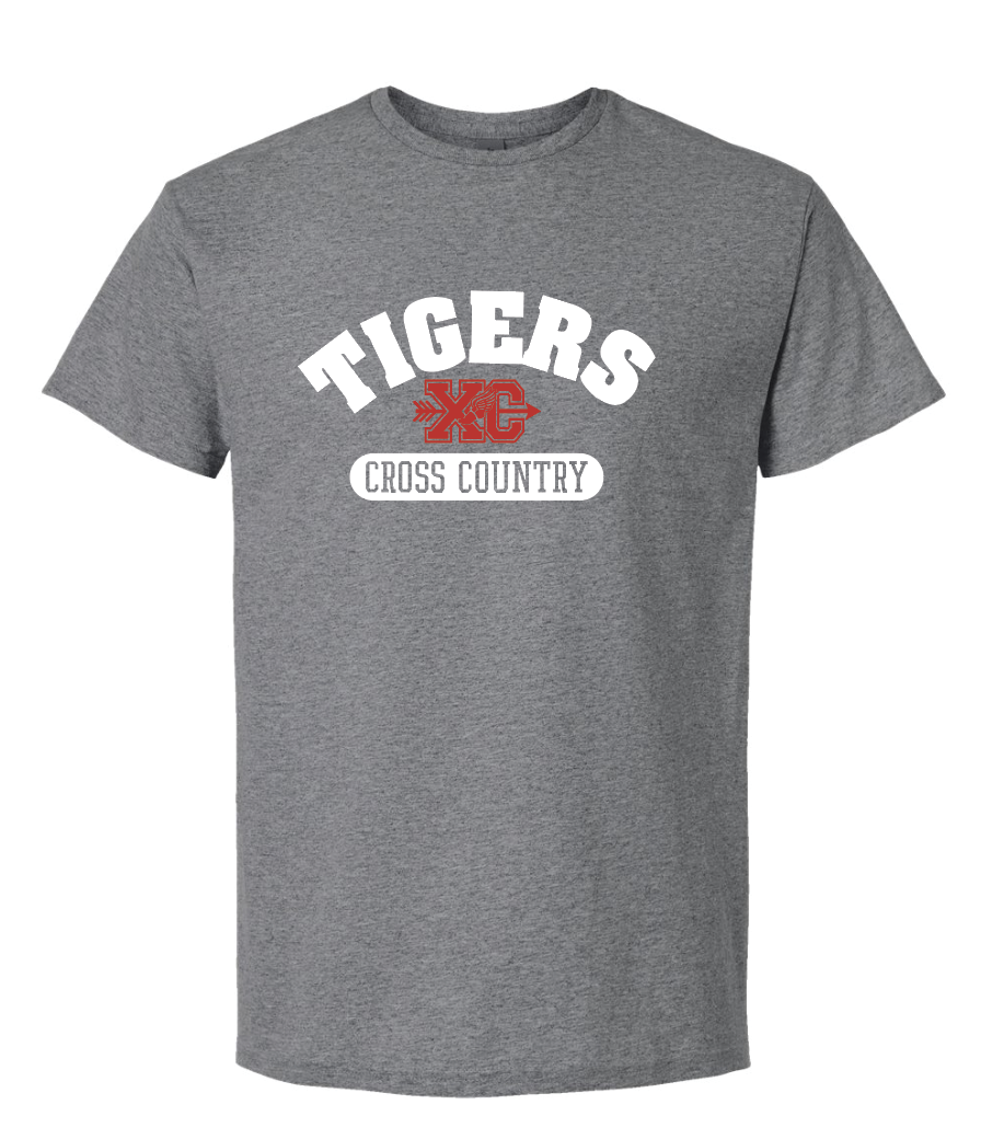Bella Canvas Triblend Tee- TIGERS Arch