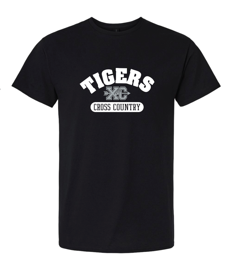 Bella Canvas Triblend Tee- TIGERS Arch