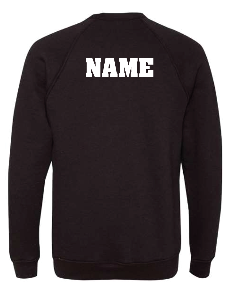 BELLA + CANVAS - Sponge Fleece Raglan Crewneck Sweatshirt- ADM Cross Country