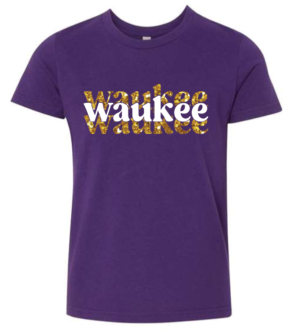 BELLA + CANVAS - Jersey Tee- Waukee Elementary 3 Lines (Matte or Glitter)