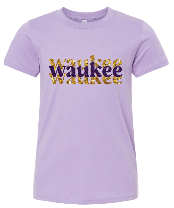 BELLA + CANVAS - Jersey Tee- Waukee Elementary 3 Lines (Matte or Glitter)