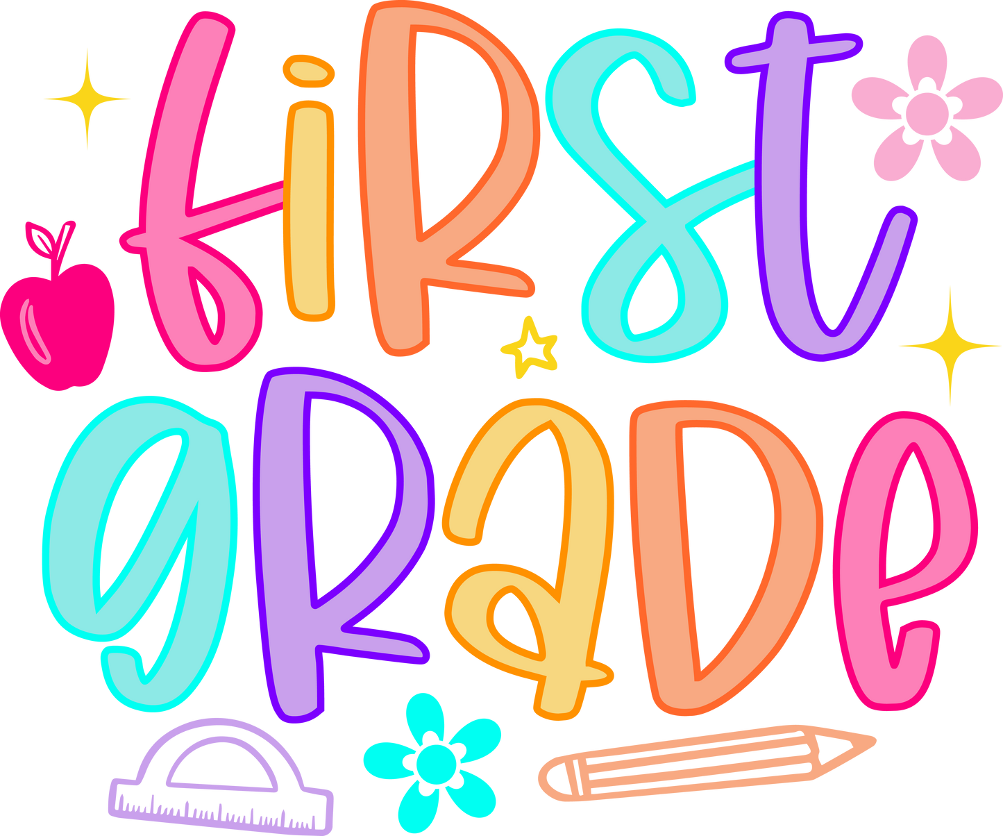 Back To School Neon