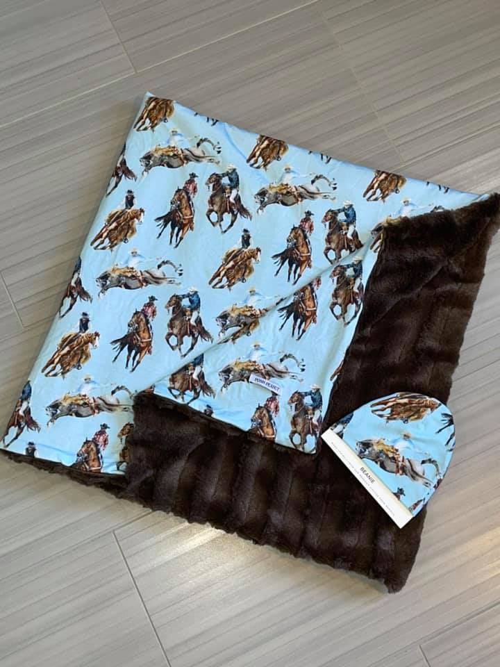 Custom Posh Blankets- Past Work, Not for Sale