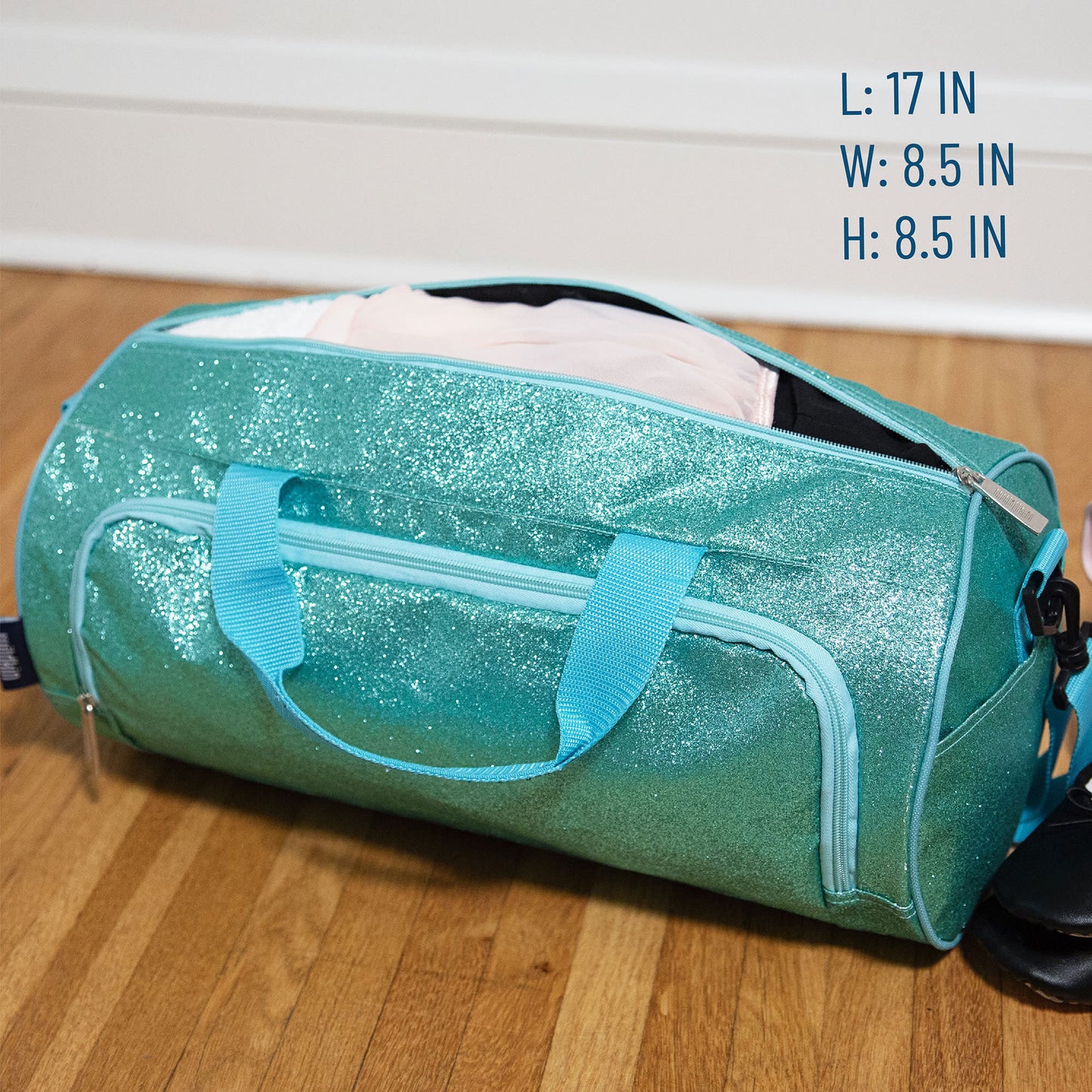 Blue Glitter Dance Bag