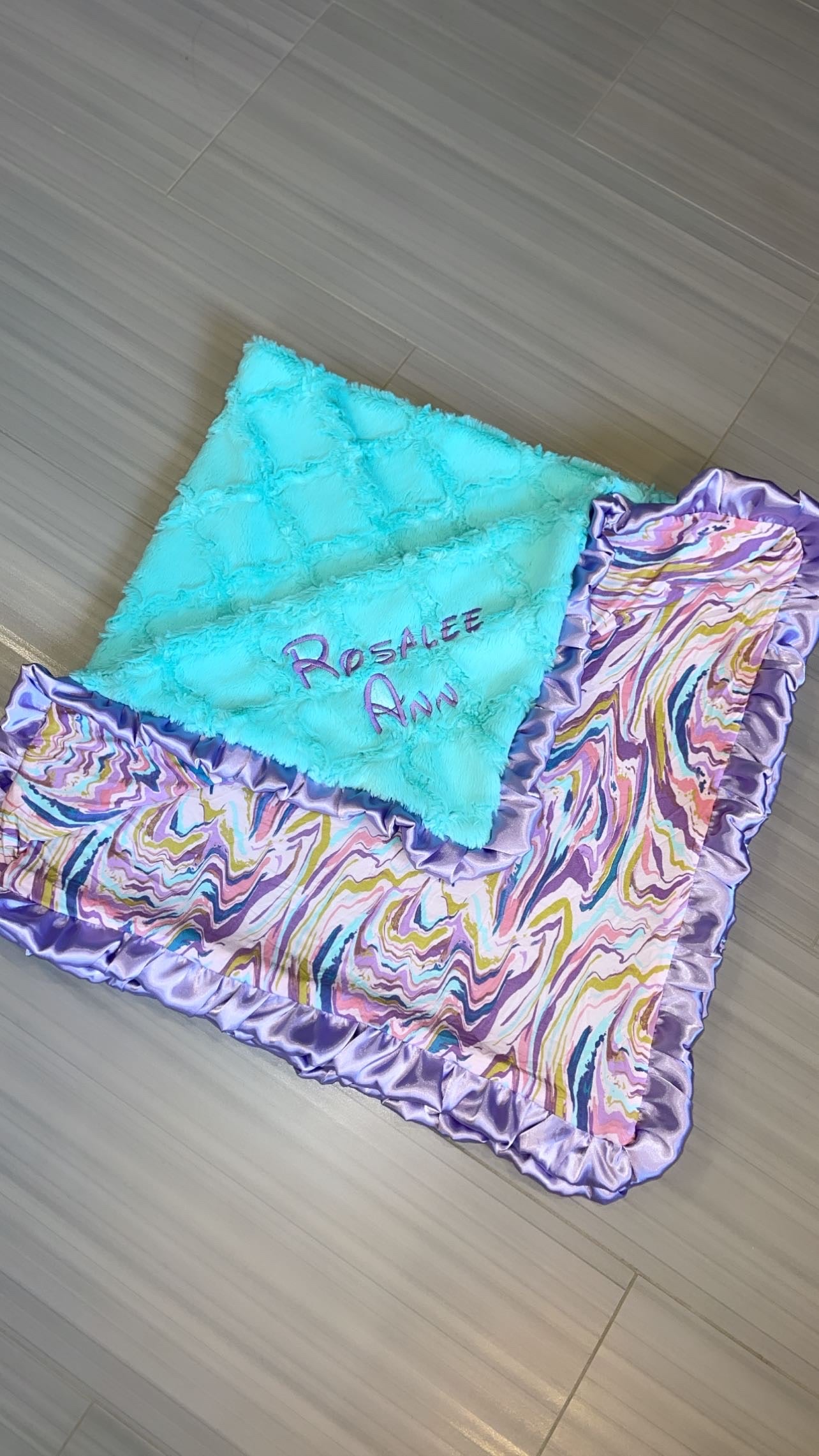 Luxe Cuddle® Lattice Aruba