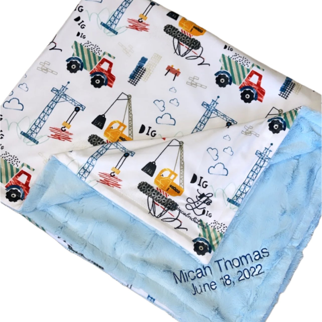 Luxe Cuddle® Hide Baby Blue