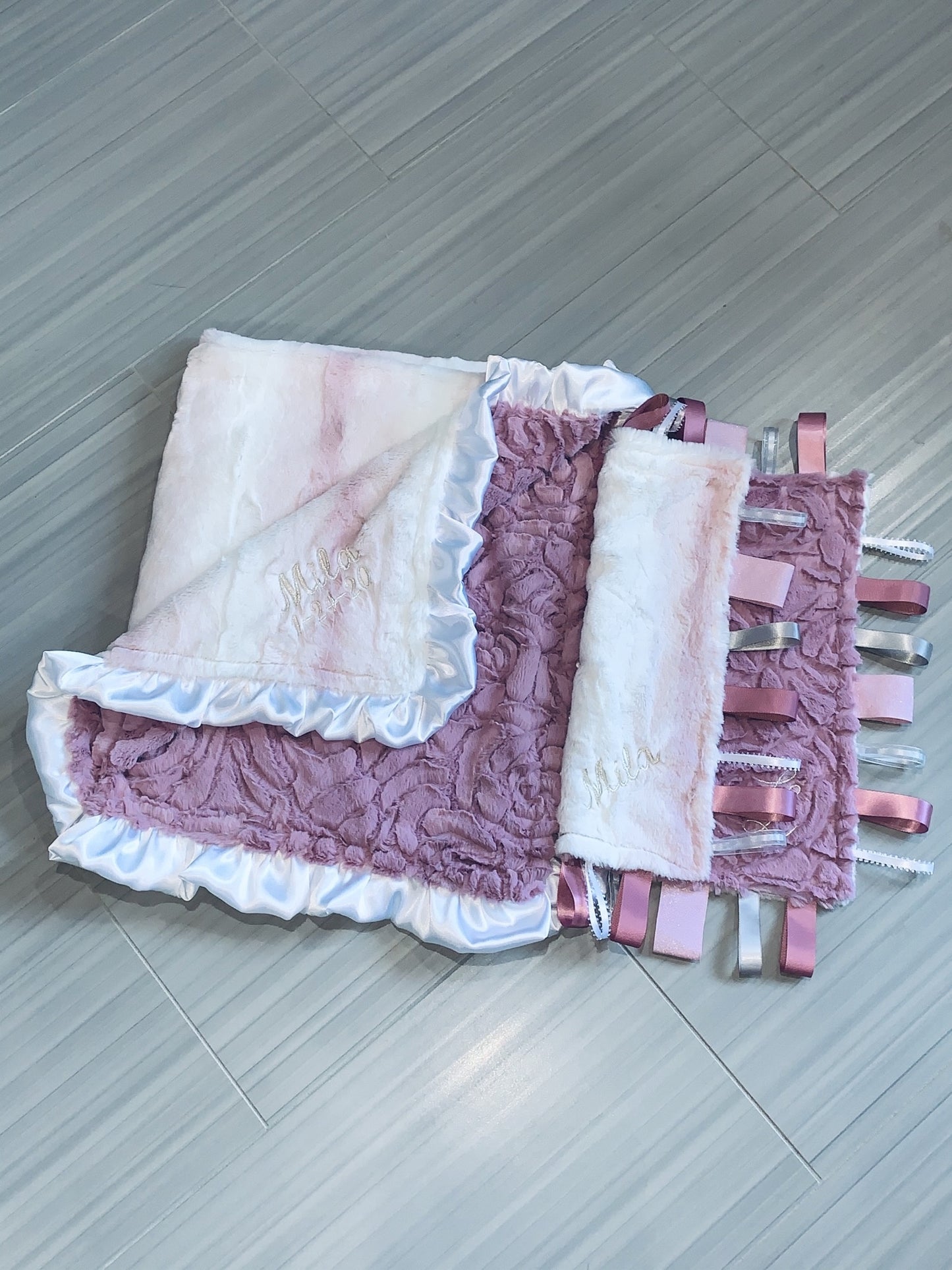 Luxe Cuddle® Angora Rosewater