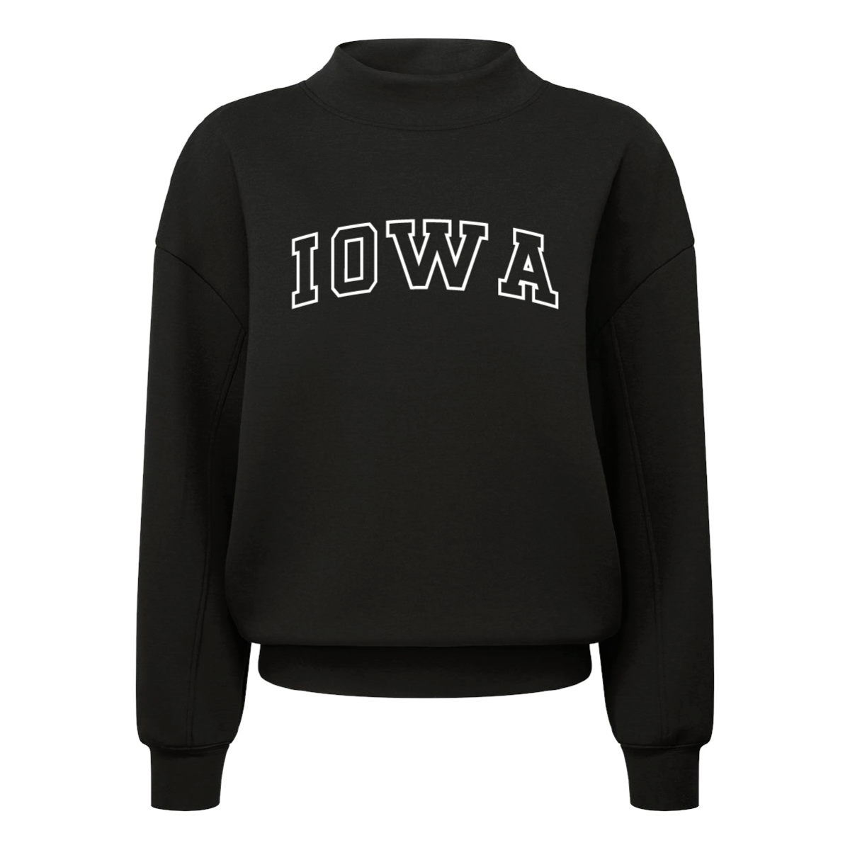 TriDri  Women's Luxe Mock Neck Sweatshirt- Embroidered Game Day