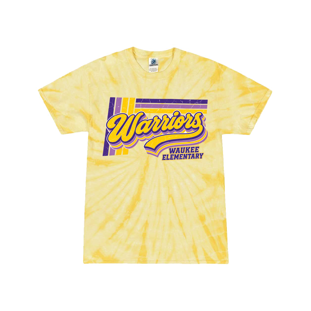 Colortone Multi-Color Tie-Dyed T-Shirt
