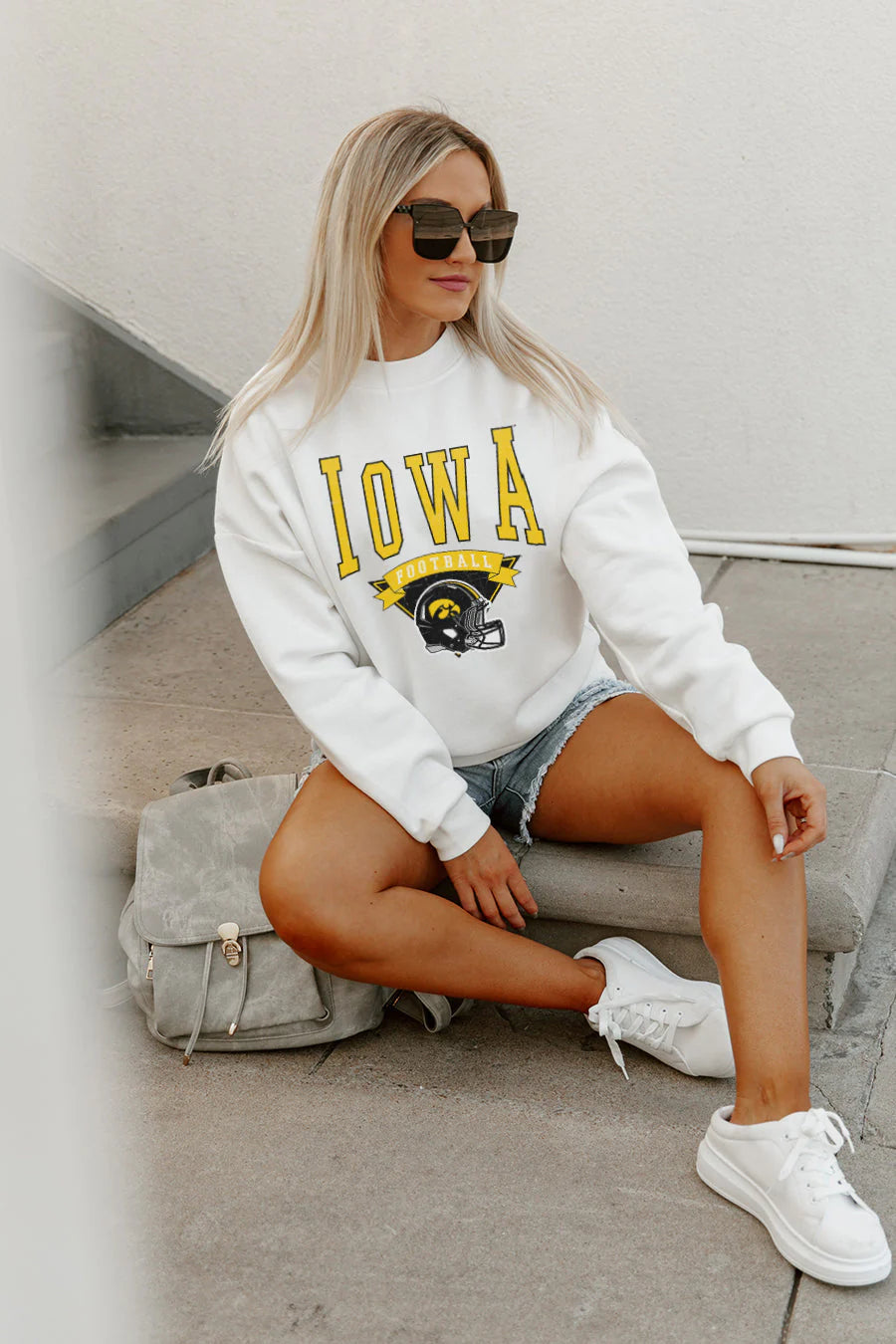 SLOW MOTION PREMIUM FLEECE DROP SHOULDER CREWNECK PULLOVER