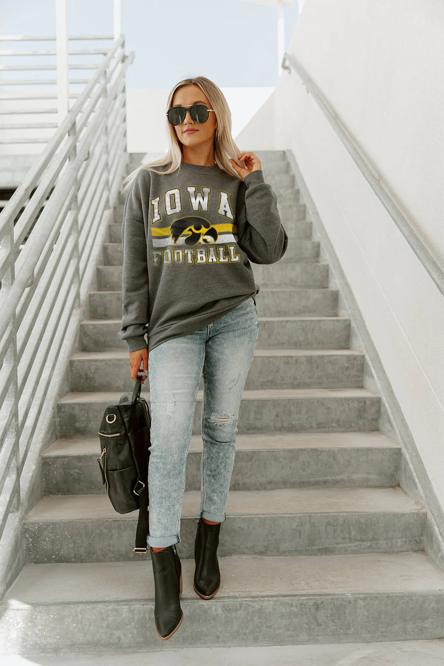 PLAYMAKER PREMIUM FLEECE DROP SHOULDER CREWNECK PULLOVER