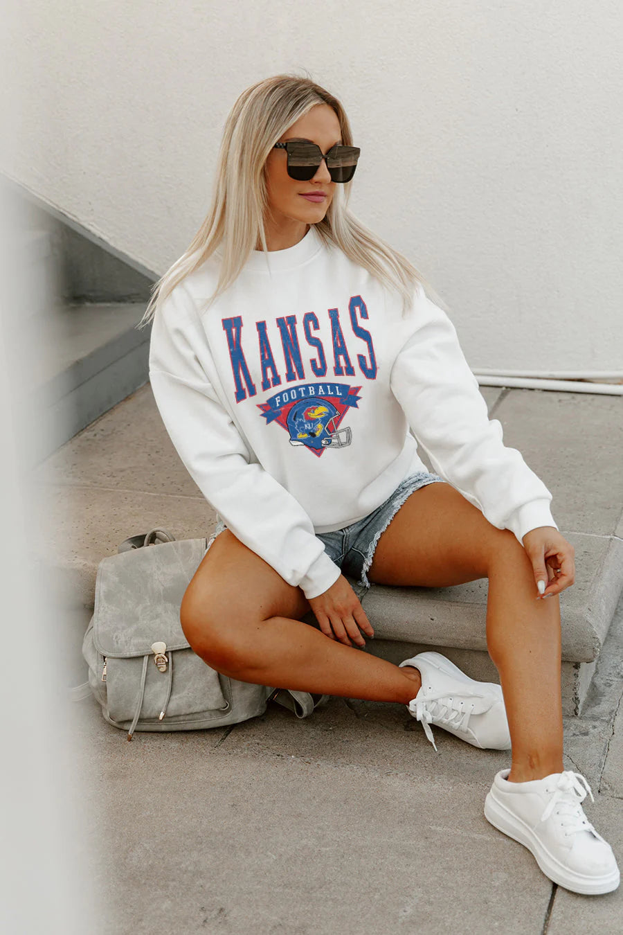 SLOW MOTION PREMIUM FLEECE DROP SHOULDER CREWNECK PULLOVER