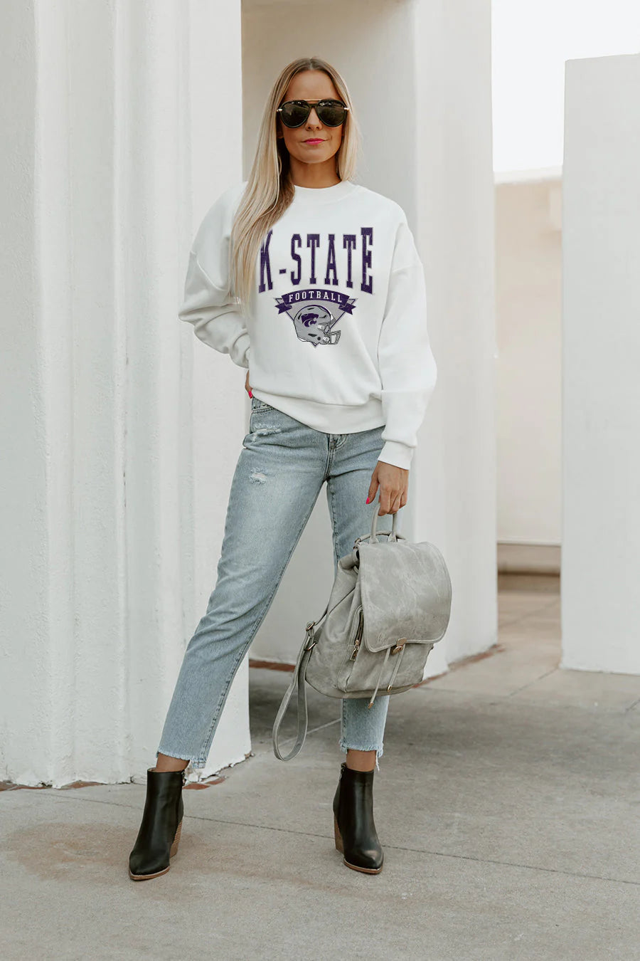 SLOW MOTION PREMIUM FLEECE DROP SHOULDER CREWNECK PULLOVER