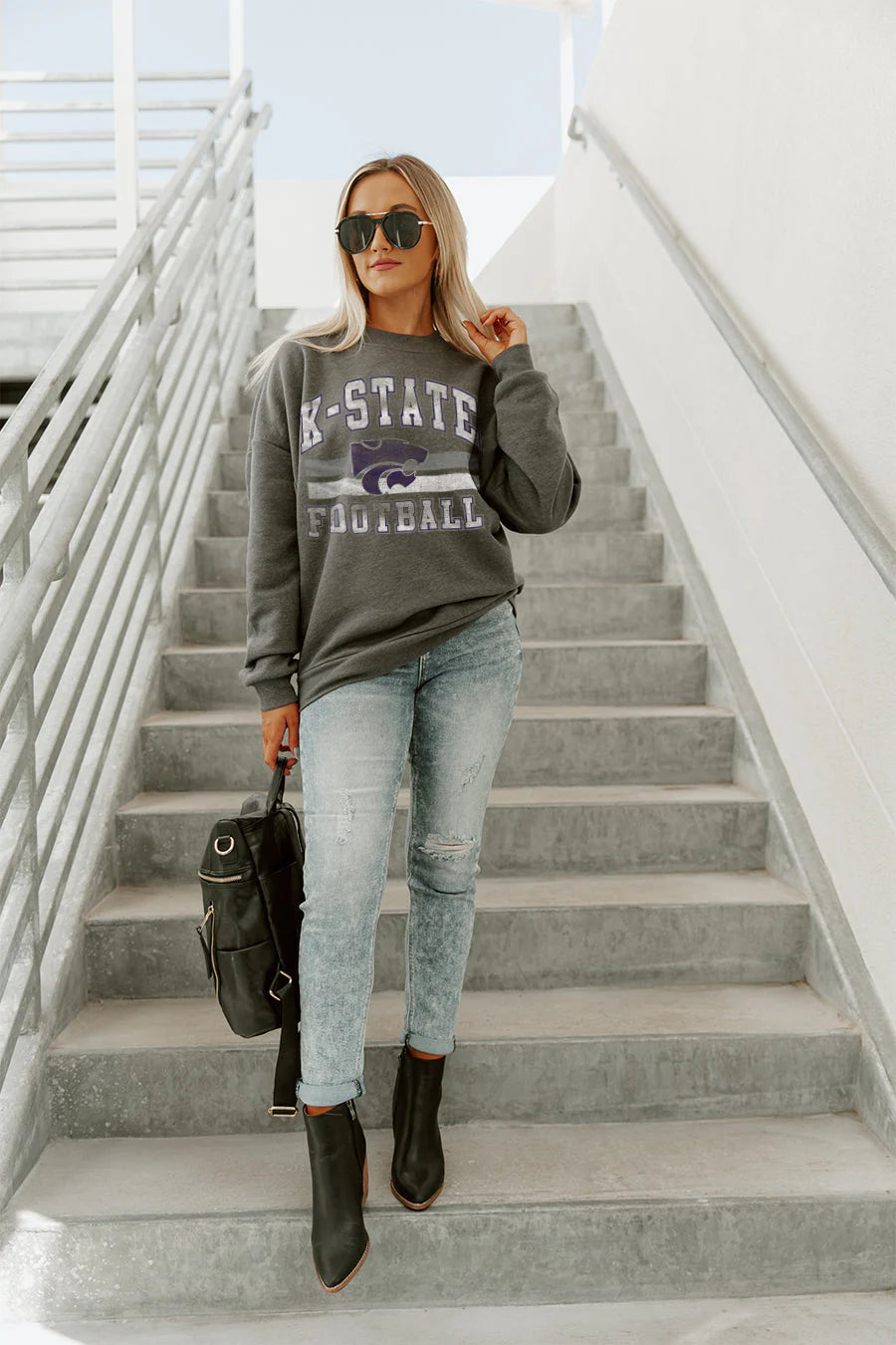 PLAYMAKER PREMIUM FLEECE DROP SHOULDER CREWNECK PULLOVER