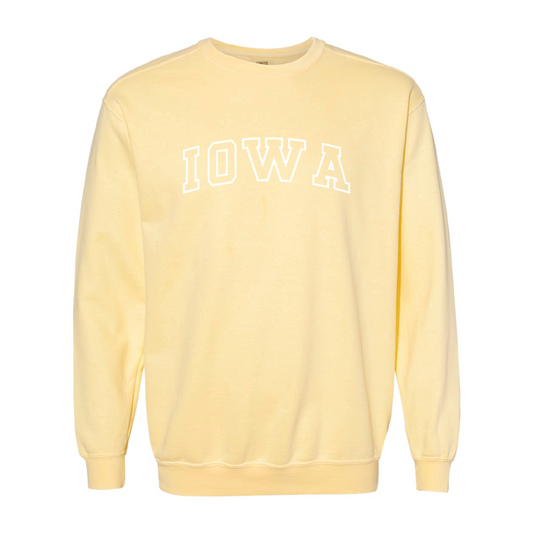Comfort Colors Unisex Garment-Dyed Crewneck Sweatshirt- Embroidered Game Day
