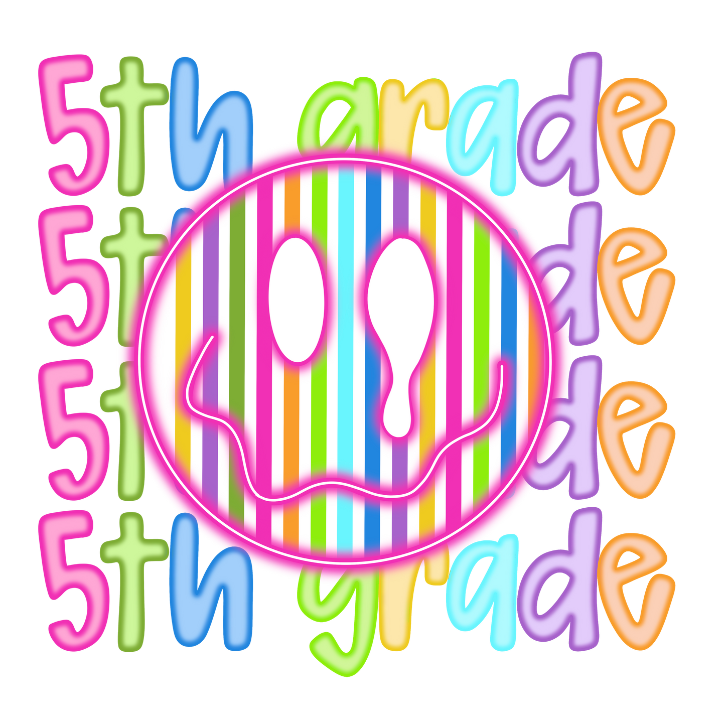 Neon Back To School