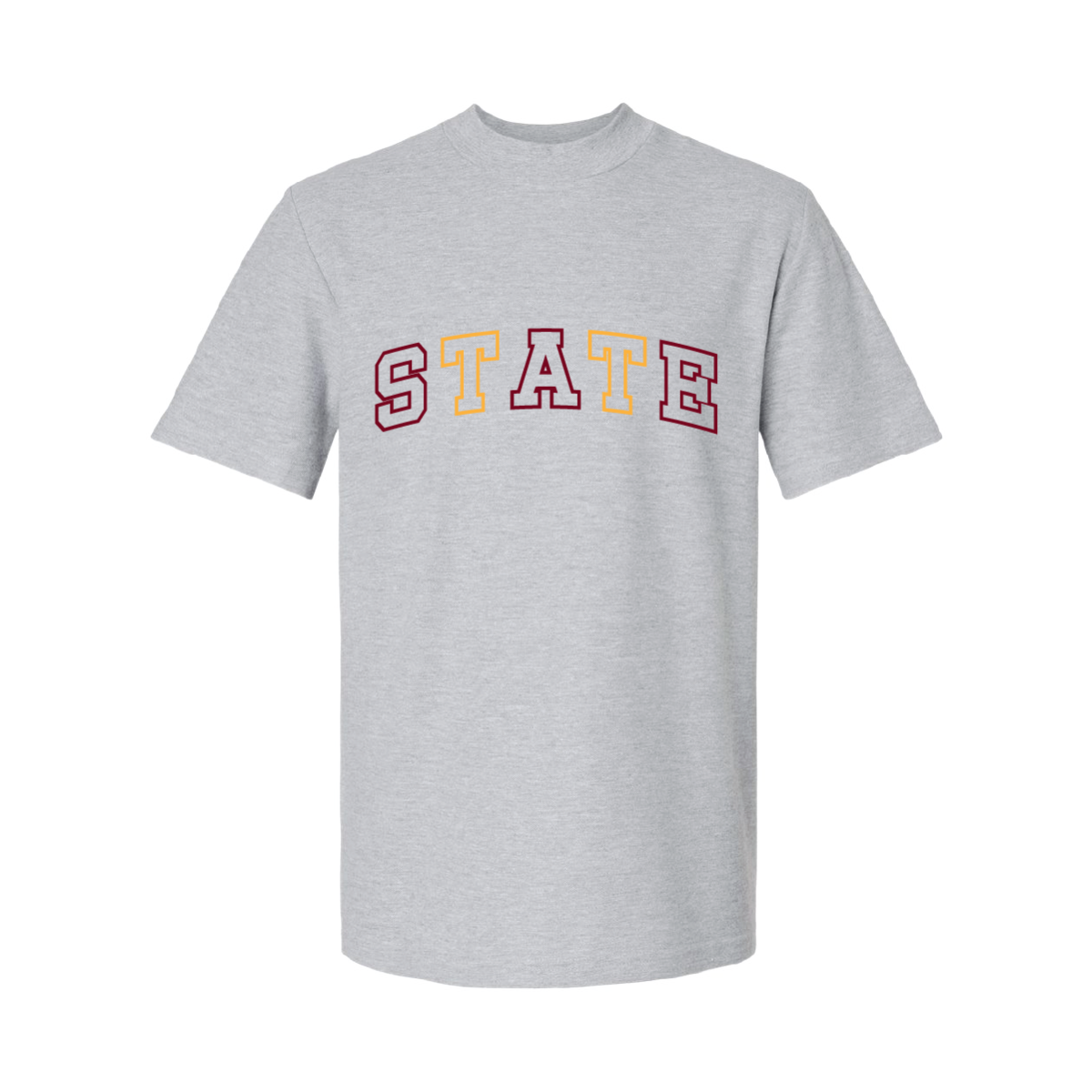American Apparel Unisex Pique Mock Neck Tee- Embroidered Game Day