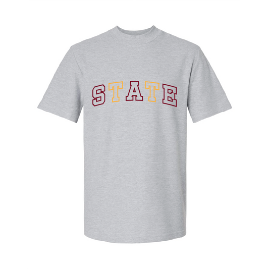 American Apparel Unisex Pique Mock Neck Tee- Embroidered Game Day