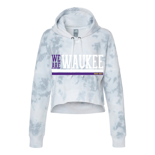 J. America Women's Crop Hooded Sweatshirt