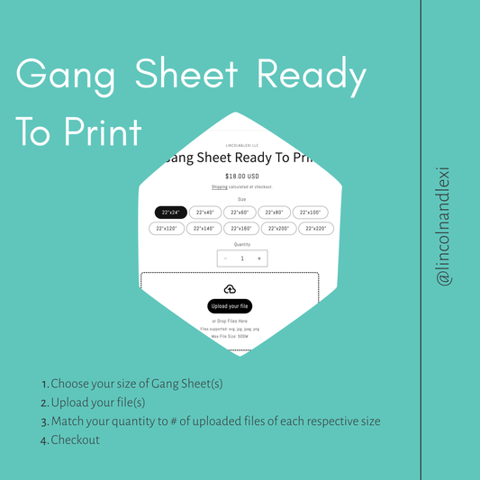 Gang Sheet Ready To Print