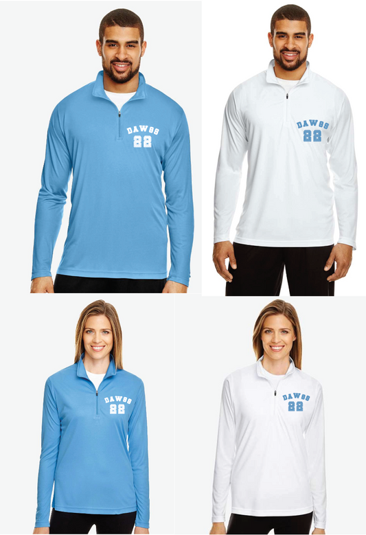 Team 365 - Zone Performance Quarter-Zip Pullover- DAWGS+ #