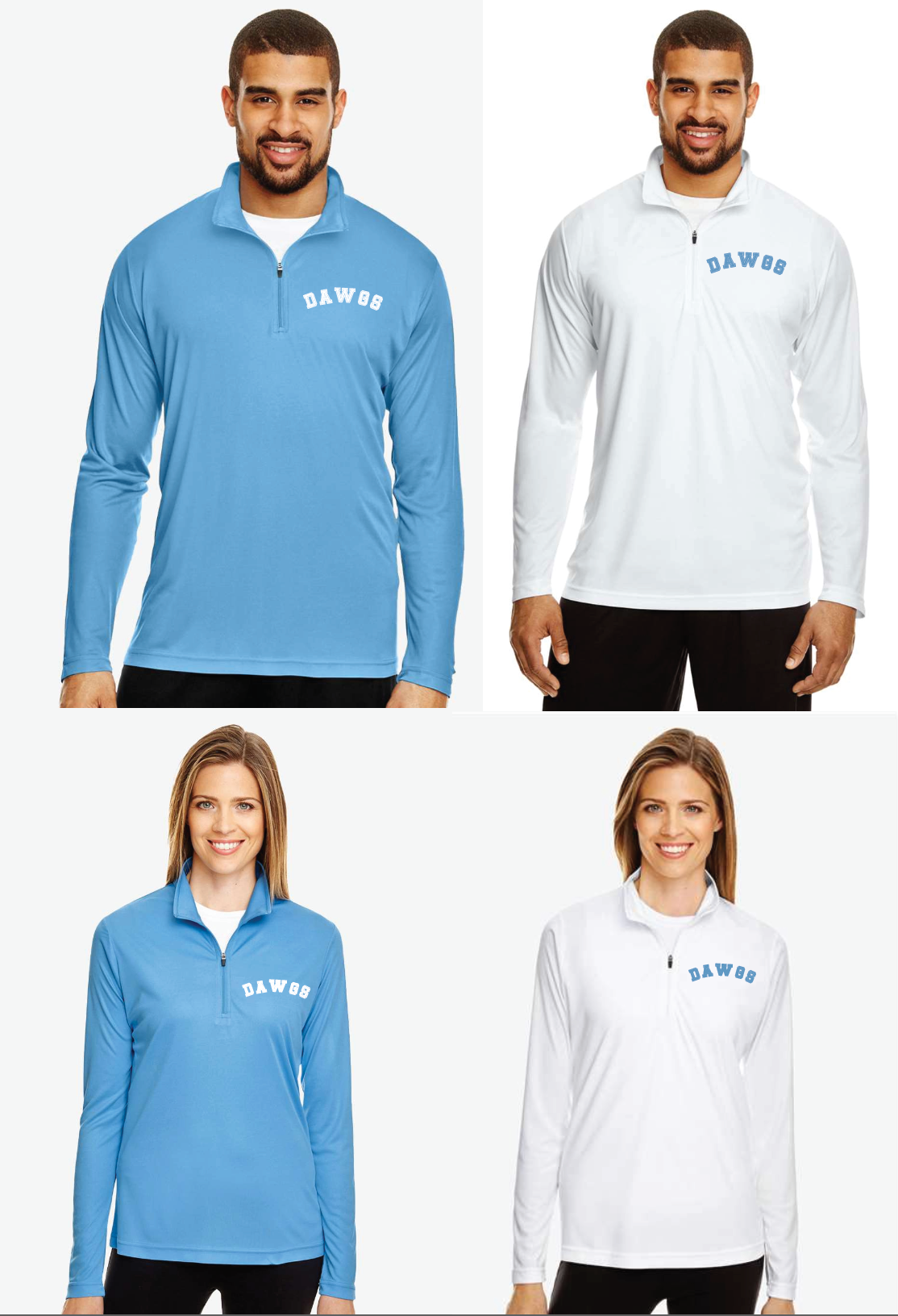 Team 365 - Zone Performance Quarter-Zip Pullover- DAWGS