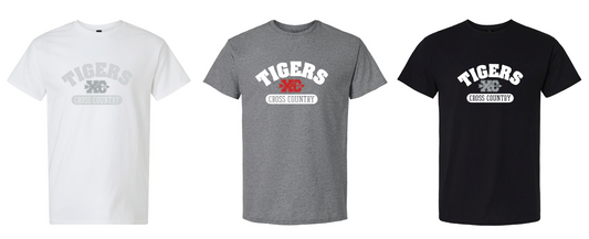 Bella Canvas Triblend Tee- TIGERS Arch