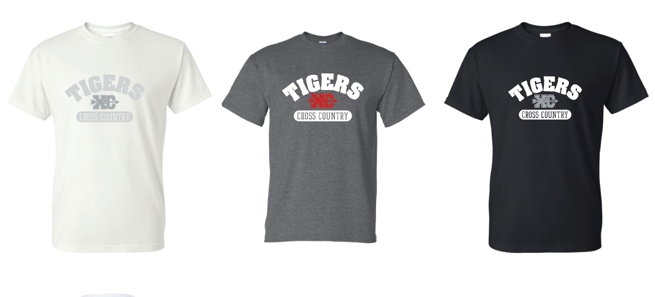 Gildan Unisex DryBlend T Shirt- TIGERS Arch