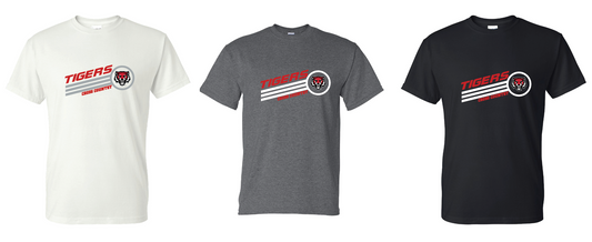 Gildan Unisex DryBlend T Shirt- Tigers Cross Country Lines