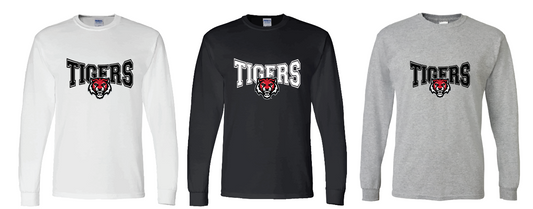 Gildan Unisex DryBlend® 50/50 Long Sleeve T-Shirt- TIGERS