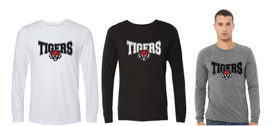 Bella Canvas- Triblend Long Sleeve Tee- TIGERS