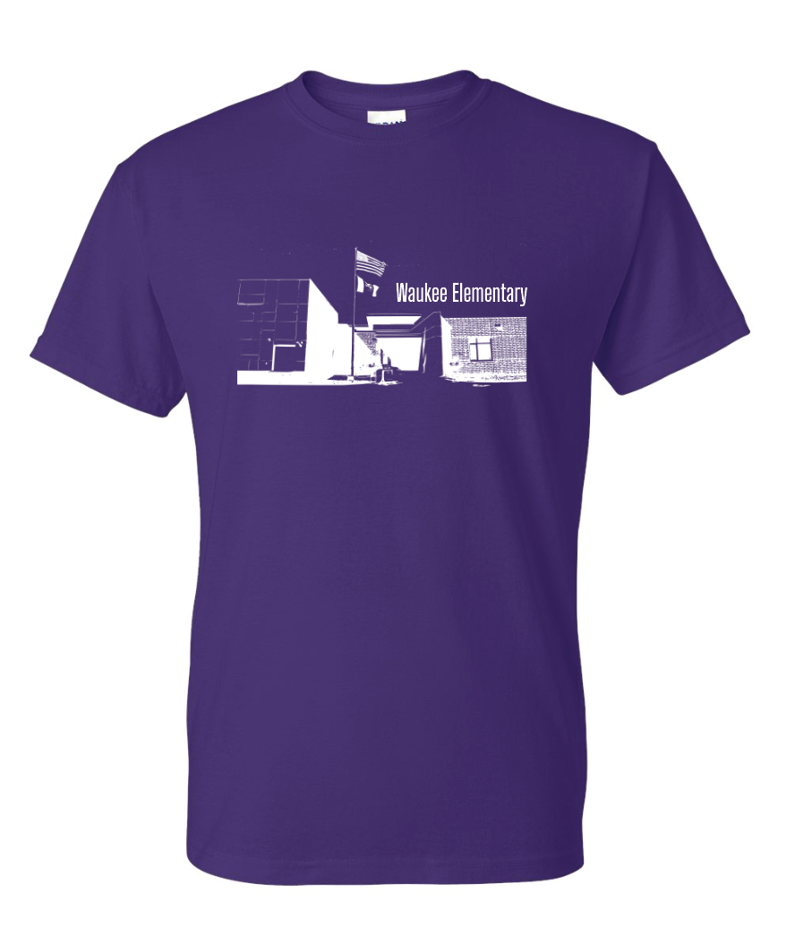 Gildan Unisex DryBlend T Shirt- Waukee Elementary Building